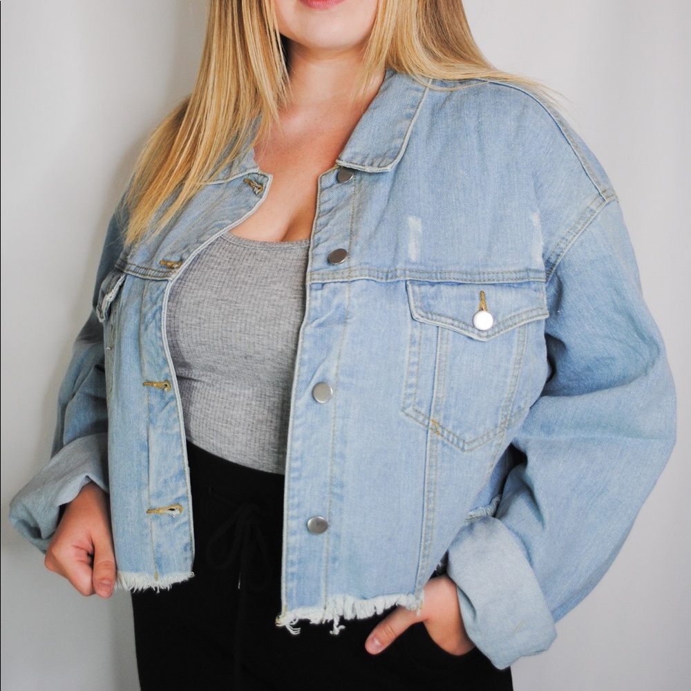 Plus Size Denim Jacket
